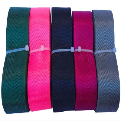 Nylon Webbing 1.5 Inch 30 Yards Durable Flat Nylon Strap Belt 5 Colors for Backpack,Cargo Strap,Pet Leash or Collar,Gardening,Craft(1215 Mixed Color 15,1.5 Inch)