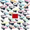 weilaga 60 Pack Sunglasses Bulk for Party favors,12 Neon Sun Glasses with UV400 Protection,Great Gift for Pool &Beach Party,Birthday,Goody Bag Filler,Outdoor Party Supplies for Teens Adults view 3