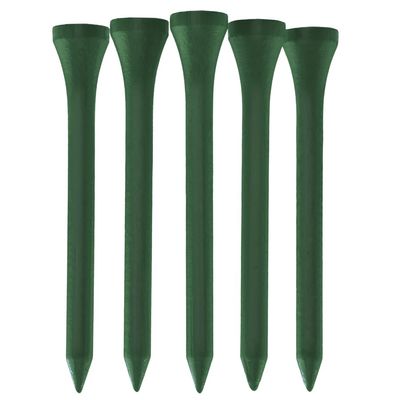 TH Golf Bamboo Golf Tees 70mm | Pack of 50 & 100 | Multiple Colour Options | Premium Eco Friendly Sustainable Durable Bamboo Golf Tees (Dark Green, Pack of 100)