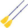 Jashem Inflatable Boat Oars Kid Size 1 Pair PVC Kayak Paddles Detachable Canoe Paddle Ribbed French Oar Set view 1