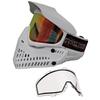 JT Spectra Proflex L.E. Paintball Mask Goggle w/Clear + Fire Thermal Lens - White Gunslinger view 1