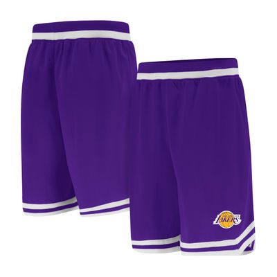 Ultra Game NBA Official Mens Supreme Basketball Training Shorts - Unisex, Los Angeles Lakers, Team Color, Small