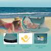 KidCo - Peapod Prestige Lightweight Outdoor Portable Toddler Travel Tent, Play Tent with UV Protection, Sun Shade & Toy Loops, Ages 6 Months - 4 Years (Seafoam view 2