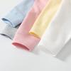 RUKOSU Baby 3-Pack Long Sleeve Side-snap Cotton Shirt Unisex Newborn Girls Boys Kimono Tee Shirts Top White Grey Blue 9 Months view 4