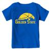 Golden State Basketball Skyline Kid's Fan T-Shirt (Royal Shirt, 2T) view 1