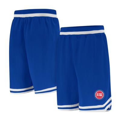 Ultra Game NBA Official Mens Supreme Basketball Training Shorts - Unisex, Detroit Pistons, Team Color, Medium
