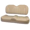 MODZ FS2 Custom Golf Cart Front Seat for ICON [20,i20L,i40 & i40L] - [Add $40] - Khaki Base - Honeycomb Pattern view 1