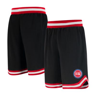 Ultra Game NBA Official Mens Active Knit Basketball Training Shorts - Unisex, Detroit Pistons, Team Color, Small