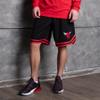 Ultra Game NBA Official Mens Active Knit Basketball Training Shorts - Unisex, Detroit Pistons, Team Color, Small view 4