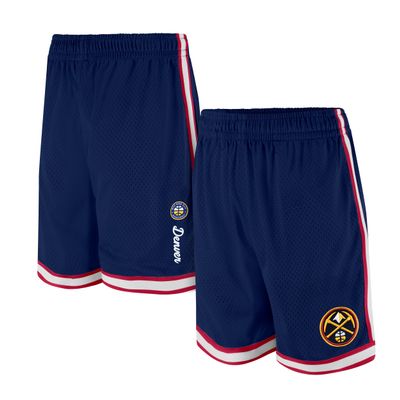 Ultra Game NBA Official Mens Slam Active Basketball Training Shorts - Unisex, Denver Nuggets, Team Color, Large
