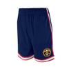 Ultra Game NBA Official Mens Slam Active Basketball Training Shorts - Unisex, Denver Nuggets, Team Color, Large view 2