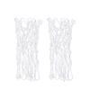 INOOMP 2pcs Night Glowing Nylon Basketball Net Heavy Duty Standard All-Weather Design for Indoor and Outdoor Courts view 1