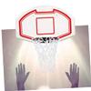 INOOMP 2pcs Night Glowing Nylon Basketball Net Heavy Duty Standard All-Weather Design for Indoor and Outdoor Courts view 4