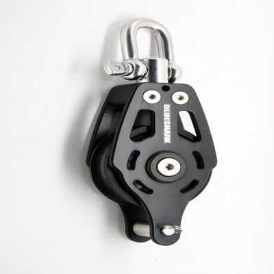 Blue Shark 75mm Single Swivel Becket High Performance Aluminum Sailing Block Choose Quantity (1-Pack) 2771