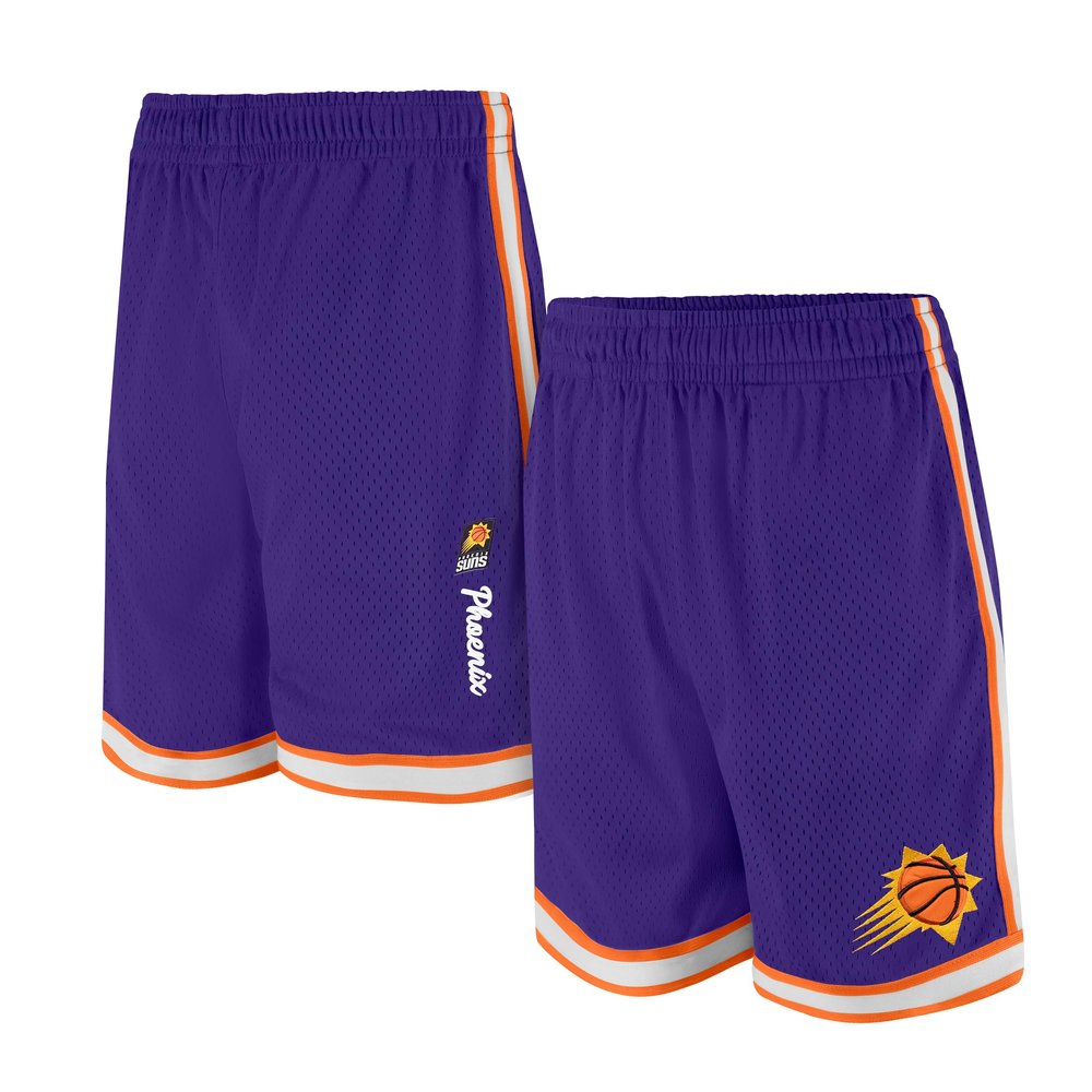 Ultra Game NBA Official Mens Slam Active Basketball Training Shorts - Unisex, Phoenix Suns, Team Color, Large