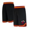 Ultra Game NBA Official Mens Active Knit Basketball Training Shorts - Unisex, Miami Heat, Team Color, Medium view 1