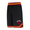 Ultra Game NBA Official Mens Active Knit Basketball Training Shorts - Unisex, Miami Heat, Team Color, Medium view 2