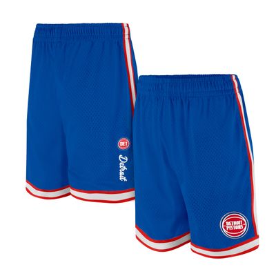Ultra Game NBA Official Mens Slam Active Basketball Training Shorts - Unisex, Detroit Pistons, Team Color, XX-Large