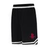 Ultra Game NBA Official Mens Supreme Basketball Training Shorts - Unisex, Houston Rockets, Black, Medium view 2