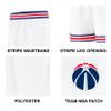Ultra Game NBA Official Mens Showtime Active Basketball Training Shorts - Unisex, Houston Rockets, White, Large view 4