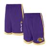 Ultra Game NBA Official Mens Slam Active Basketball Training Shorts - Unisex, Los Angeles Lakers, Team Color, Small view 1