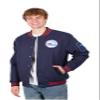 Ultra Game NBA Official Mens Game Time Varsity Jacket - Unisex, Philadelphia 76ers, Team Color, Medium view 2