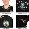 Ultra Game NBA Official Mens Game Time Varsity Jacket - Unisex, Philadelphia 76ers, Team Color, Medium view 4