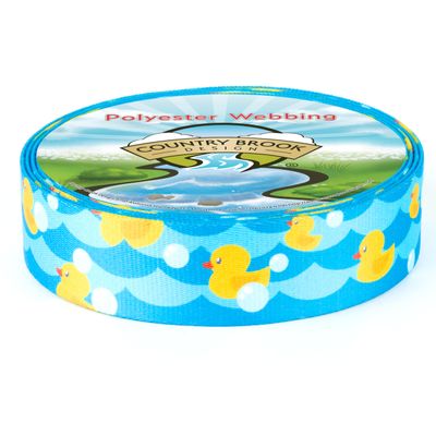 Country Brook Design - Just Ducky Polyester Webbing (1 1/2 Inch, 20 Yards)
