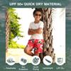 Kanu Surf Boys, Echo Quick Dry UPF 50+ Beach Swim Trunk, Antigua Red, 4T view 2