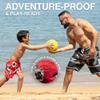 Kanu Surf Boys, Echo Quick Dry UPF 50+ Beach Swim Trunk, Antigua Red, 4T view 3