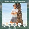 Kanu Surf Boys Playa Quick Dry UPF 50+ Beach Swim Trunks, Iconic Black/Charcoal, 14-16 US view 2