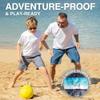 Kanu Surf Boys Playa Quick Dry UPF 50+ Beach Swim Trunks, Iconic Black/Charcoal, 14-16 US view 4