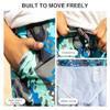 Kanu Surf Boys Playa Quick Dry UPF 50+ Beach Swim Trunks, Ripple Charcoal, 14-16 US view 3