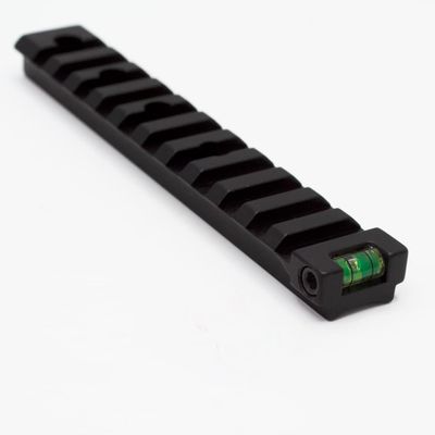 Anarchy Outdoors Scope Base for CVA Accura w/Bubble Level | Removable & Customizable Bubble Level | Picatinny Rail, 6061 Aluminum, Matte Black, 20 MOA