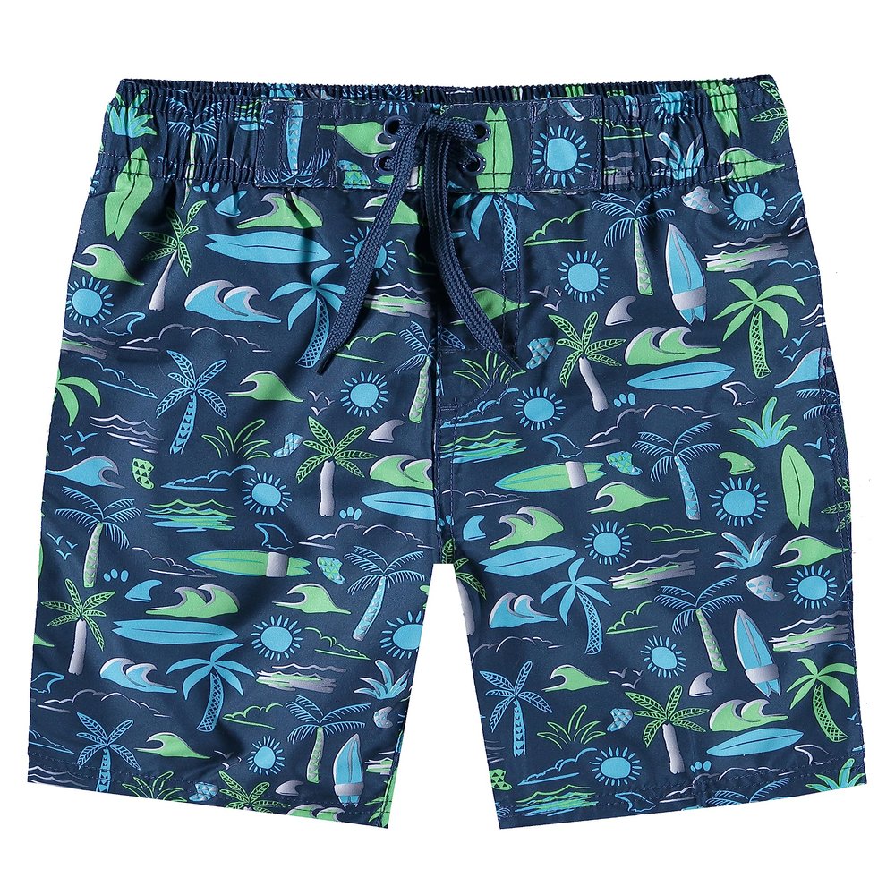 Kanu Surf Boys Playa Quick Dry UPF 50+ Beach Swim Trunks, Yacht Club Navy, 10-12 US