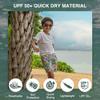 Kanu Surf Boys, Reflection Quick Dry UPF 50+ Beach Swim Trunk, Citrus Aqua, 4T view 2
