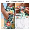 Kanu Surf Boys, Reflection Quick Dry UPF 50+ Beach Swim Trunk, Citrus Aqua, 4T view 3