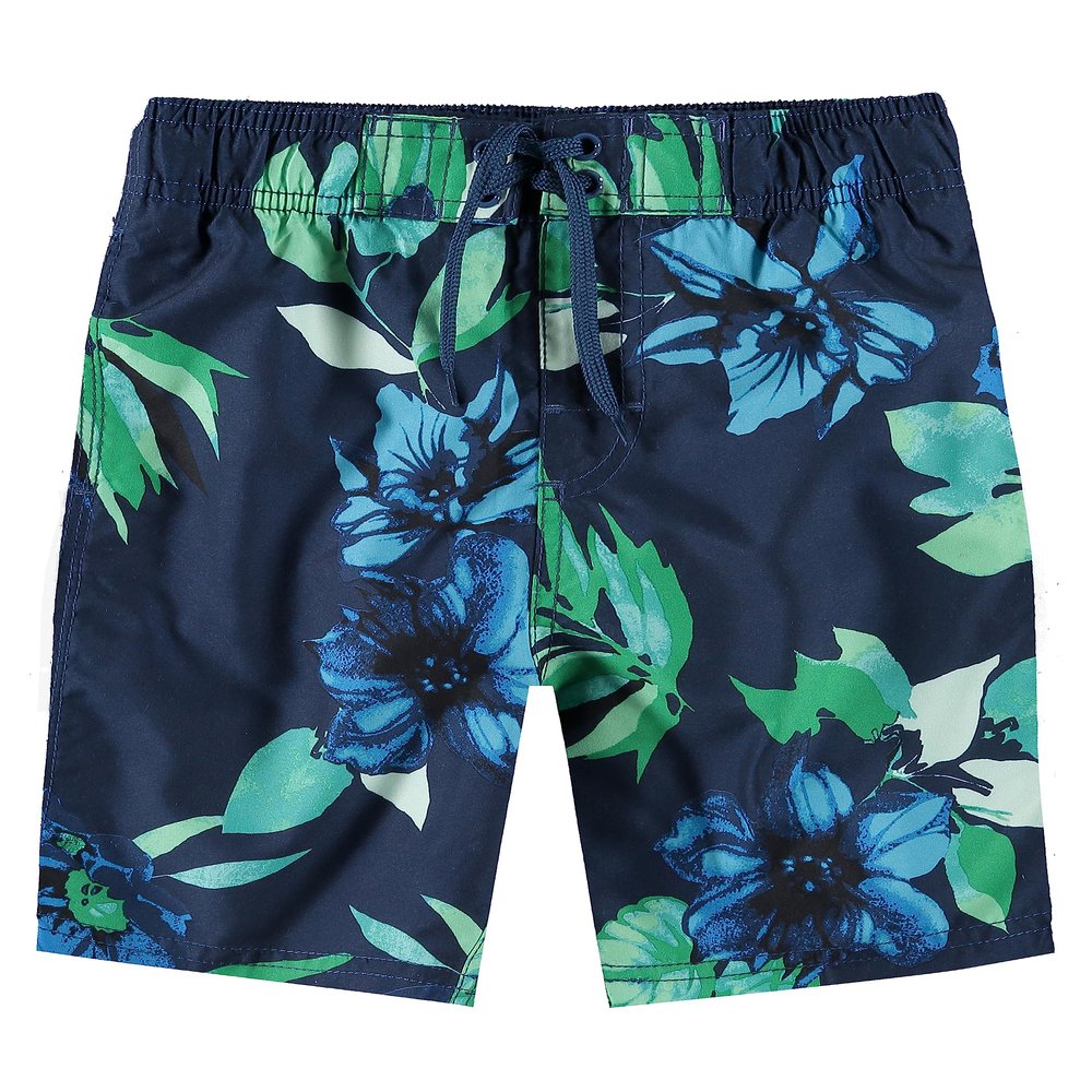 Kanu Surf Boys Playa Quick Dry UPF 50+ Beach Swim Trunks, Bora Bora Navy, 10-12 US