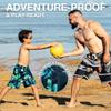 Kanu Surf Boys Playa Quick Dry UPF 50+ Beach Swim Trunks, Bora Bora Navy, 10-12 US view 3