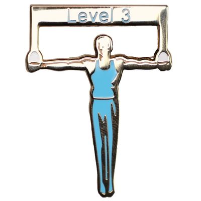 Snowflake Designs Boys/Mens Gymnastics Level 3 Collectible Pin - #1113