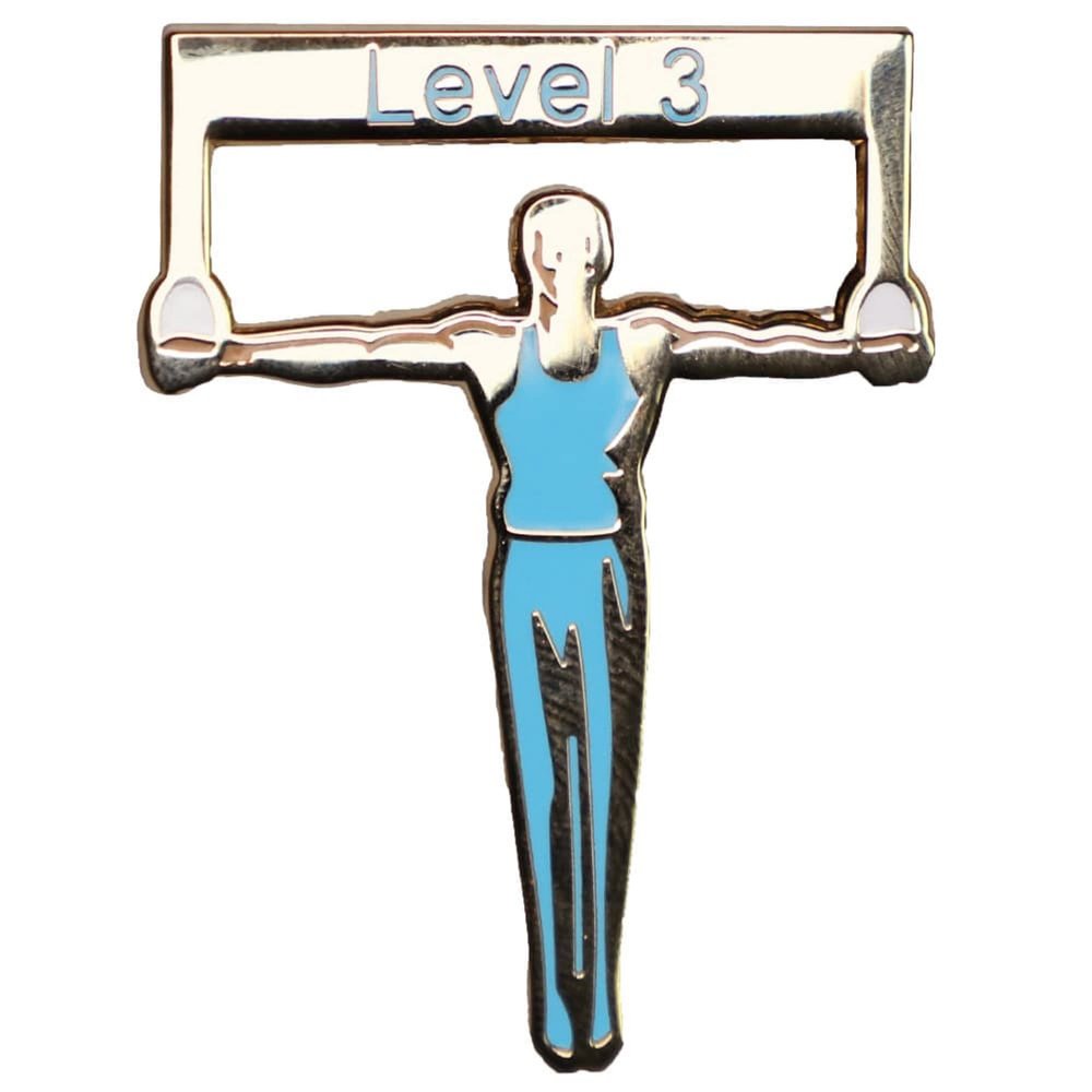 Snowflake Designs Boys/Mens Gymnastics Level 3 Collectible Pin - #1113