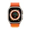 Apple Watch Ultra [GPS + Cellular 49mm] Titanium Case with Orange Alpine Loop, Small (Renewed) view 2
