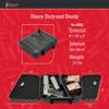 Hornady Dual-Lid Gun Lock Box - Two Compartment Portable Lock Box with Separate Lid and Lock - This Small Gun Safe Stores Handguns and Ammo Separately - Measures 11 x 10 x 2 Inches - Item 95229 view 4