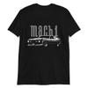 1971 Stang Mach 1 Fastback 429 Super Cobra Jet Black Muscle Car Classic Cars Driver T-Shirt view 1