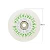 JHKJ Inline Skate Wheels 8 Pack Luminous Flash Inline Skates Replacement Wheel Light-up Wheels with Bearings, Green,80mm view 2