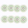 JHKJ Inline Skate Wheels 8 Pack Luminous Flash Inline Skates Replacement Wheel Light-up Wheels with Bearings, Green,64mm view 1