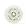 JHKJ Inline Skate Wheels 8 Pack Luminous Flash Inline Skates Replacement Wheel Light-up Wheels with Bearings, Green,64mm view 2