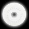 JHKJ Inline Skate Wheels 8 Pack Luminous Flash Inline Skates Replacement Wheel Light-up Wheels with Bearings, White,80mm view 4