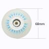 JHKJ Inline Skate Wheels 8 Pack Luminous Flash Inline Skates Replacement Wheel Light-up Wheels with Bearings, Blue,68mm view 2