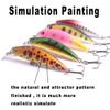 HUFFA Mini Fishing Minnow 5.5CM 5.7G Sinking Small Wobblers Fish Crank Artificial Bait Bass Trout Perch Fishing Lures (Color : CC94-5) view 4